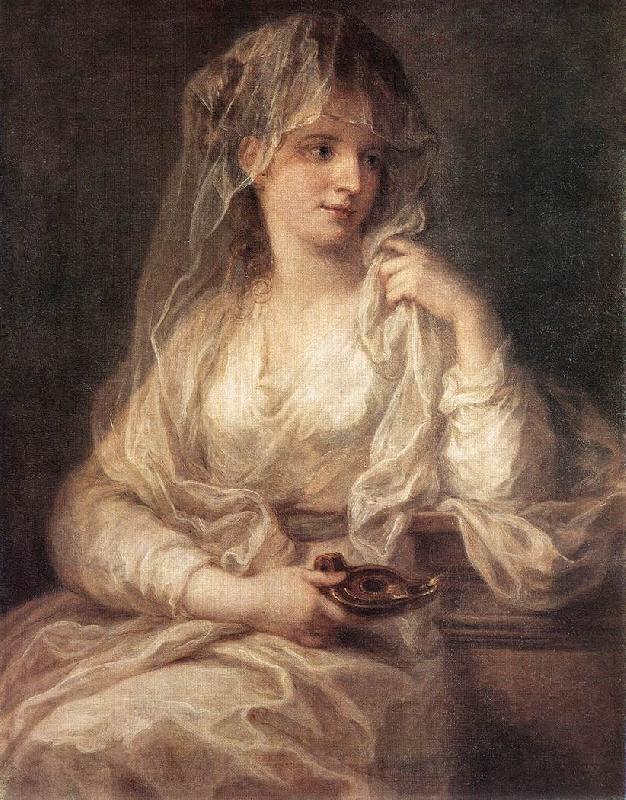 KAUFFMANN, Angelica Portrait of a Woman Dressed as Vestal Virgin sg France oil painting art
